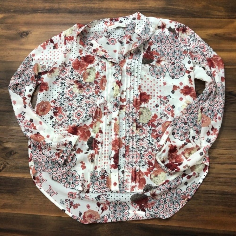 Floral Button Up top